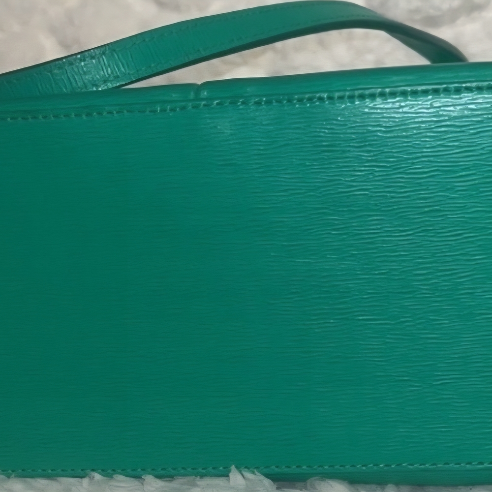 Lauren Ralph Lauren Green and Silver Tote Bag with Modern Design - Picture 11 of 13